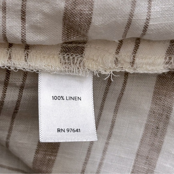 J. Jill Boxy Striped Linen Top - Picture 4 of 7